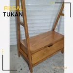 رگال لباس چوبی کشودار ارتفاع ۱۲۰ - تصویر 4