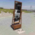 آینه قدی چوبی کشودار