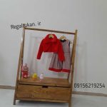 رگال لباس چوبی کشودار ارتفاع ۱۲۰ - تصویر 2
