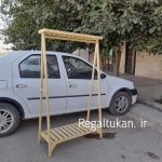 رگال لباس چوبی مدل تک طبقه تاجدار - تصویر 2
