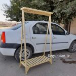 رگال لباس چوبی مدل تک طبقه تاجدار