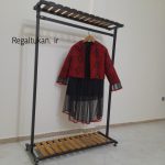 رگال لباس ترکیبی از فلز و چوب